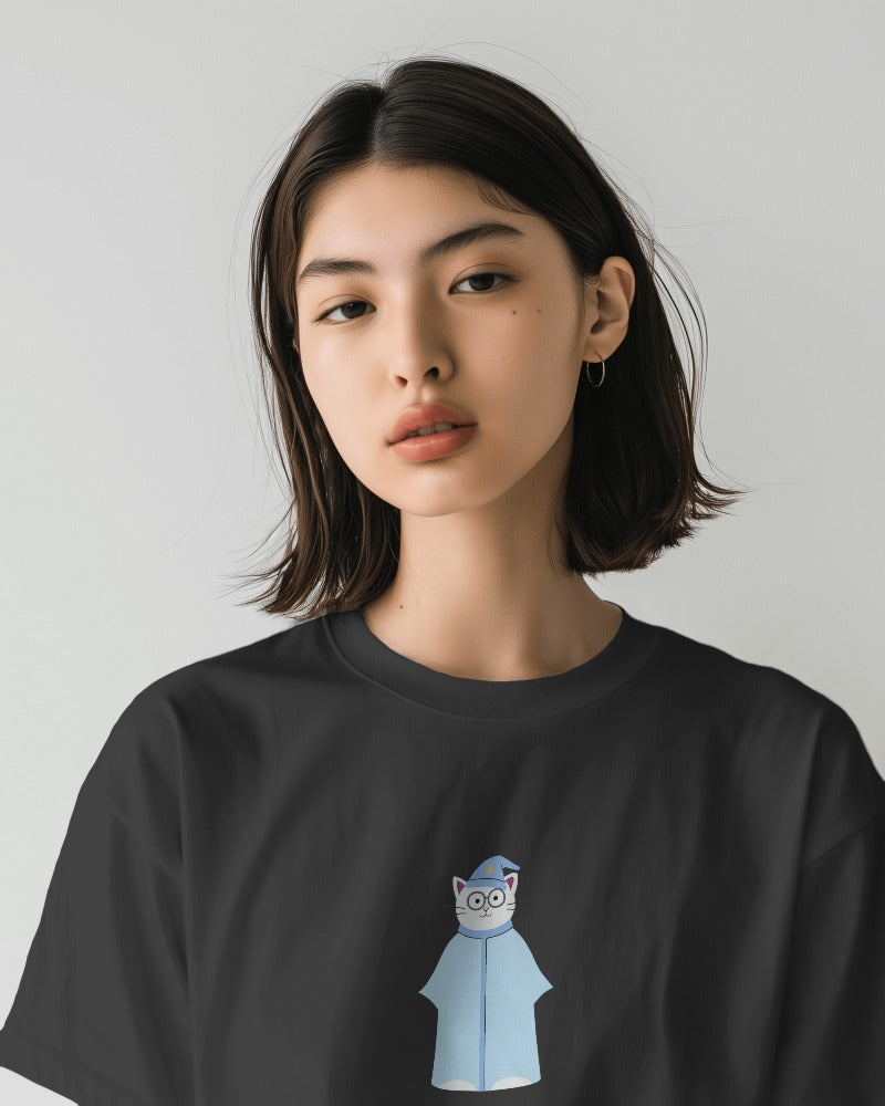 Hairy Pawter - Unisex Black Printed T-shirt