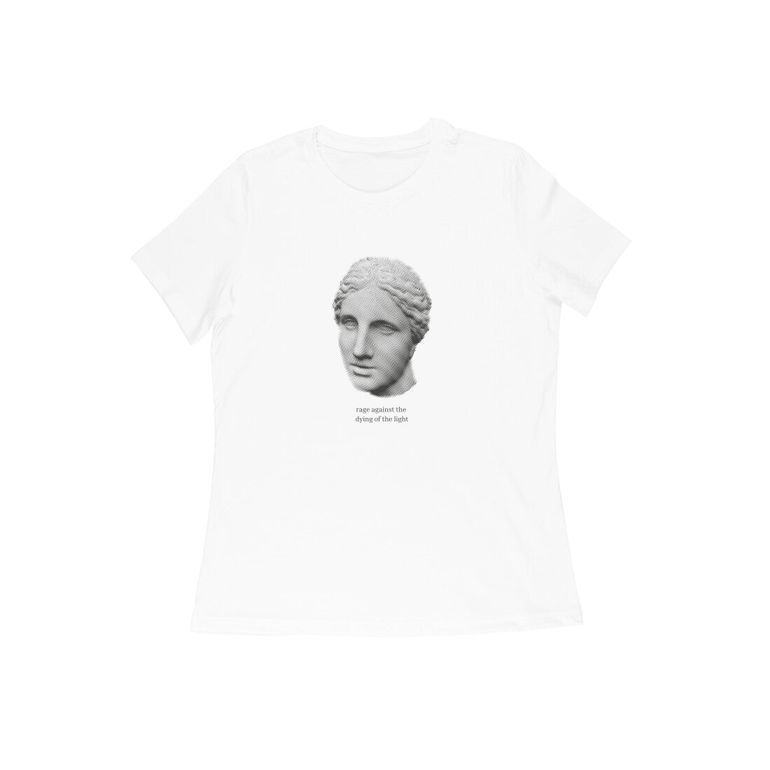 Rage - Women's White Printed T-shirt