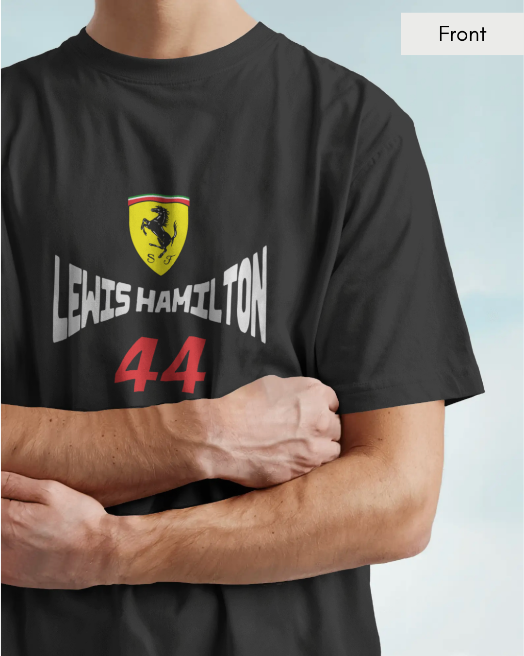 Hamilton - Unisex Black Printed T-shirt