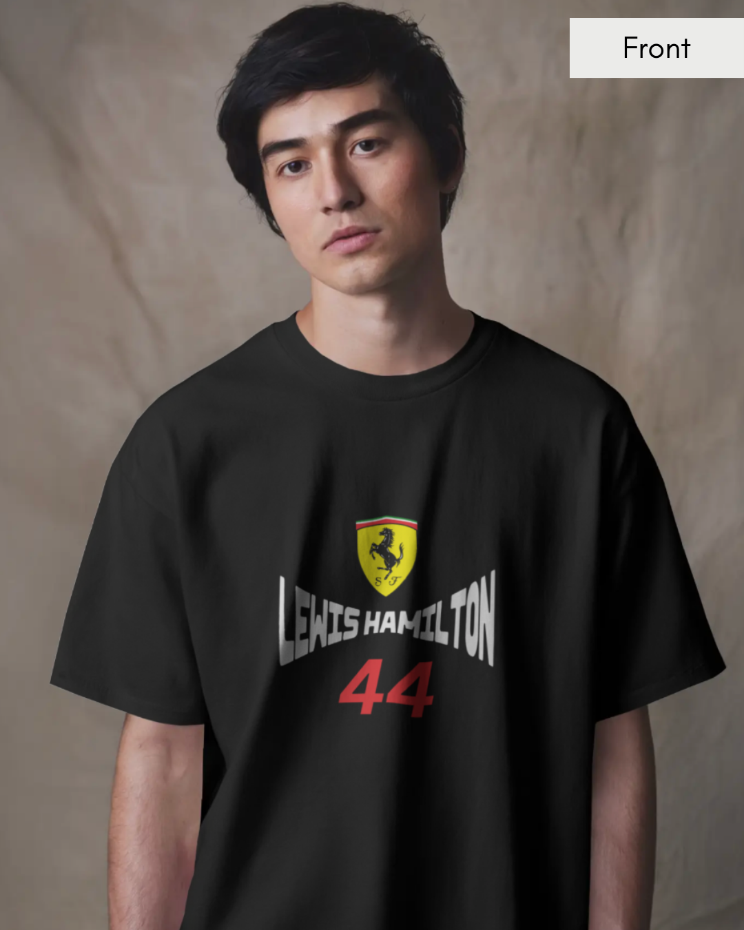 Hamilton - Unisex Black Printed T-shirt