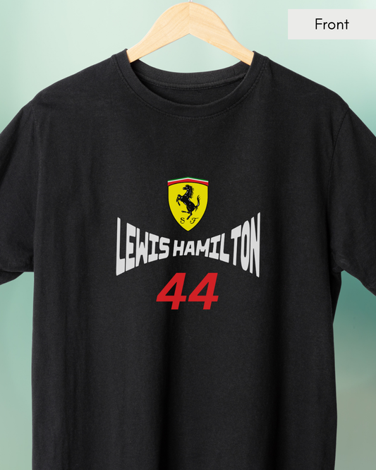 Hamilton - Unisex Black Printed T-shirt