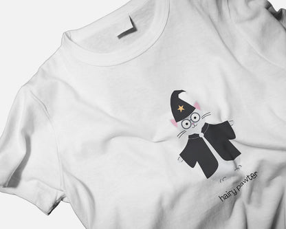 Hairy Pawter - Women's White Printed T-shirt