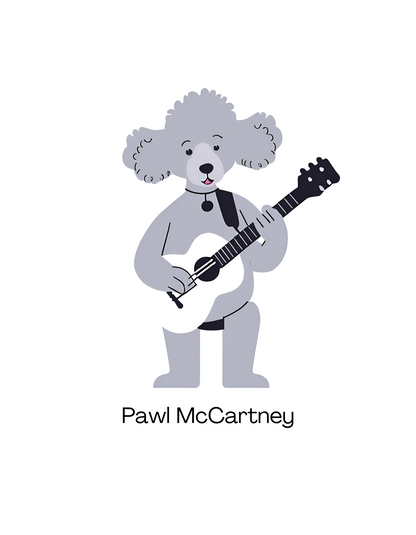 Pawl McCartney - Unisex White Printed T-shirt
