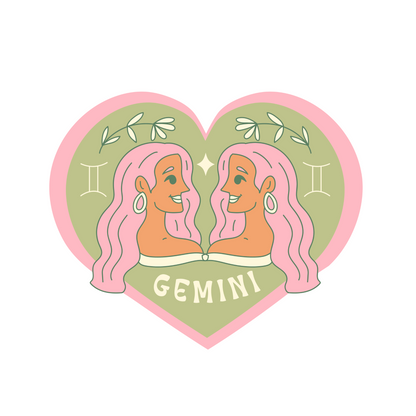 Gemini - Women's White Crop Top
