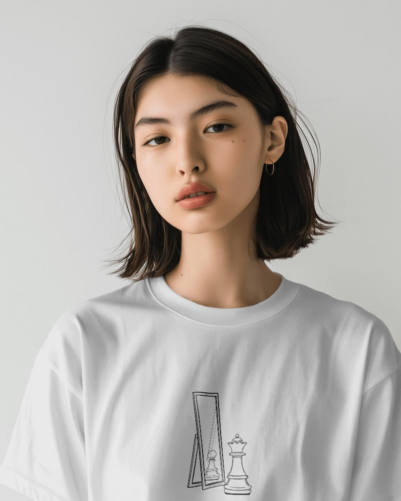 Imposter Syndrome - Unisex White Printed T-shirt