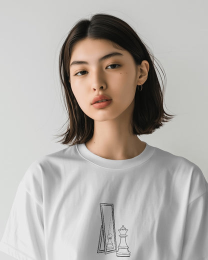 Imposter Syndrome - Unisex White Printed T-shirt