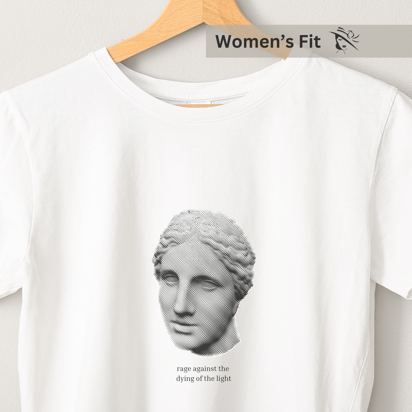 Rage - Women's White Printed T-shirt
