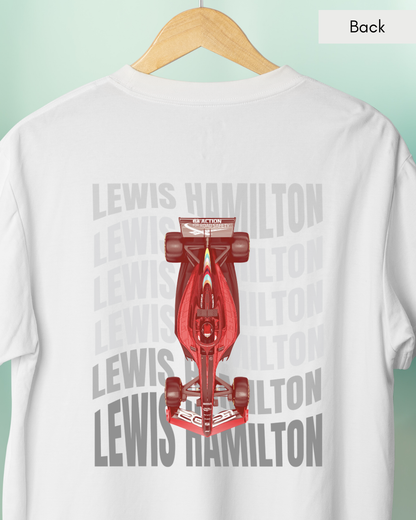 44 - Unisex White Printed T-shirt
