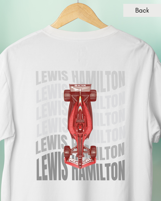44 - Unisex White Printed T-shirt