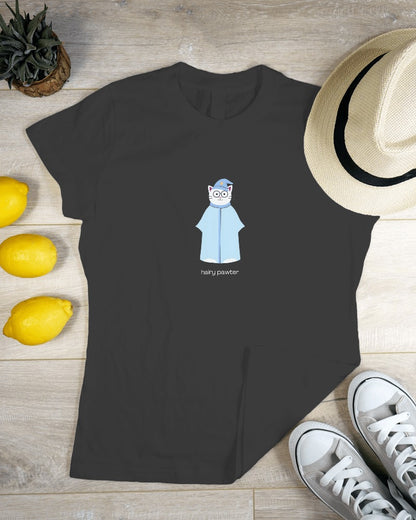 Hairy Pawter - Women's Black Printed T-shirt