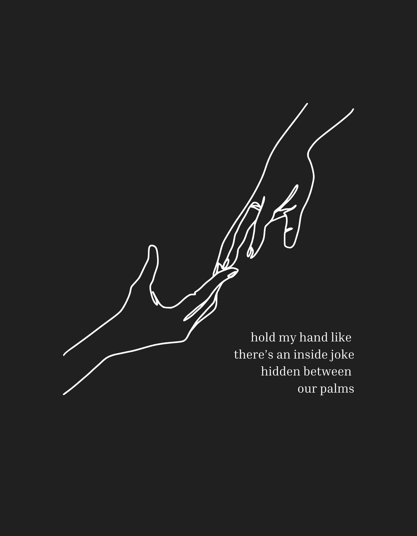 Our Hands - Women's Black Printed T-shirt