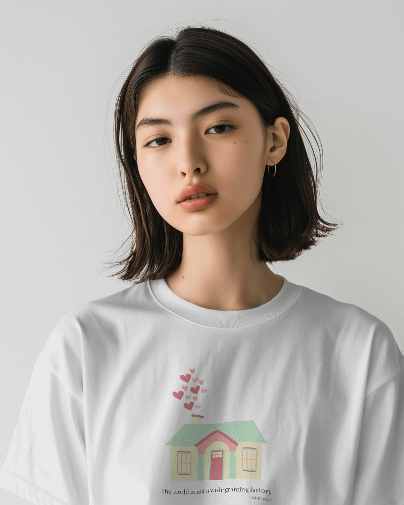 Wish Granting Factory - Unisex White Printed T-shirt
