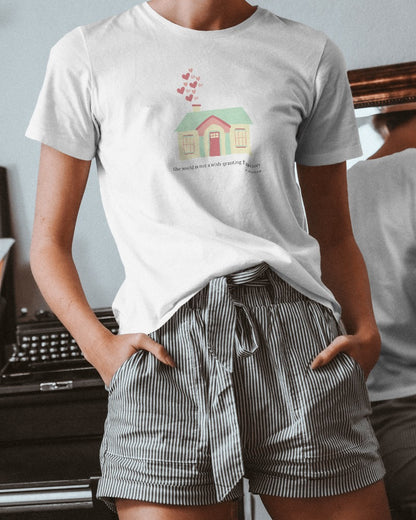Wish Granting Factory - Women's White Printed T-shirt