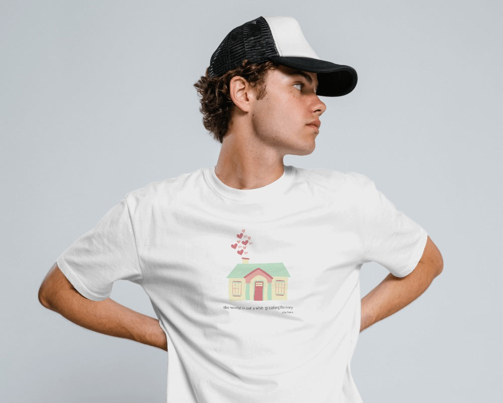 Wish Granting Factory - Unisex White Printed T-shirt