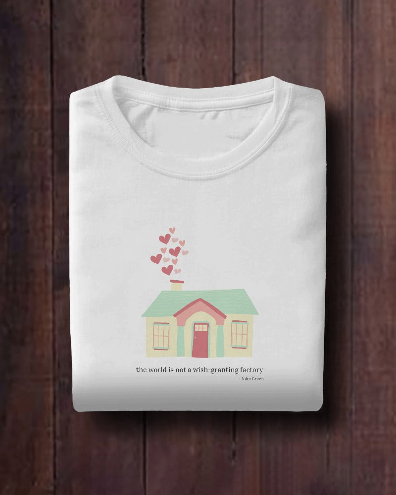 Wish Granting Factory - Unisex White Printed T-shirt