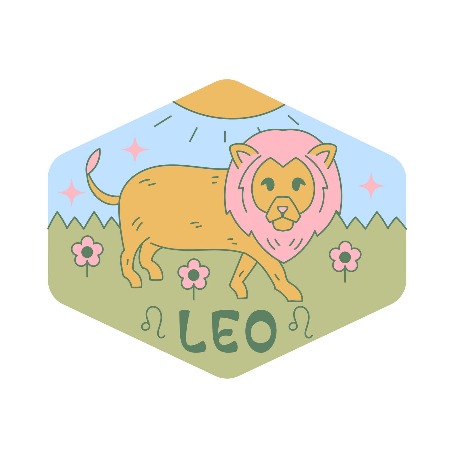 Leo - Women's White Crop Top