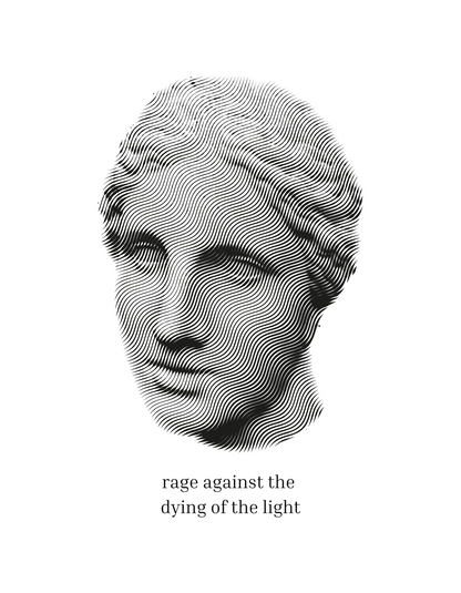 Rage - Women's White Printed T-shirt