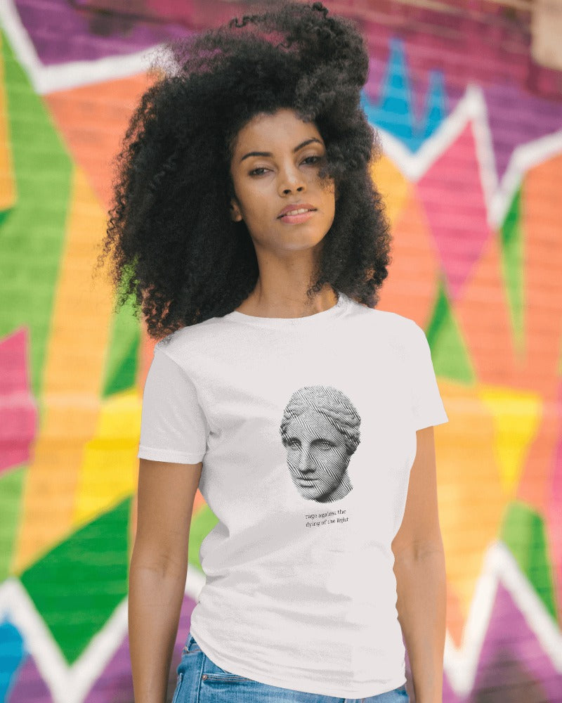 Rage - Women's White Printed T-shirt