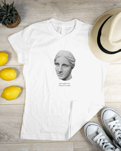 Rage - Women's White Printed T-shirt