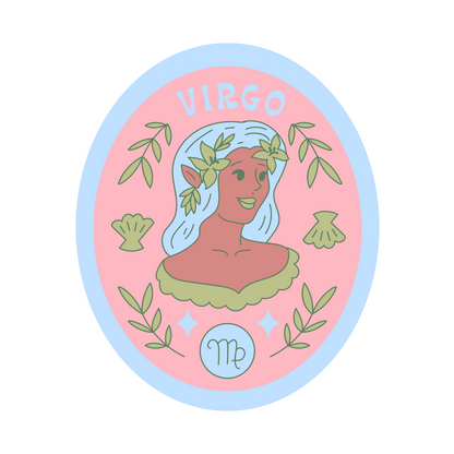 Virgo - Women's White Crop Top