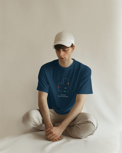 Pac-Man - Unisex Multicolor Printed T-shirt