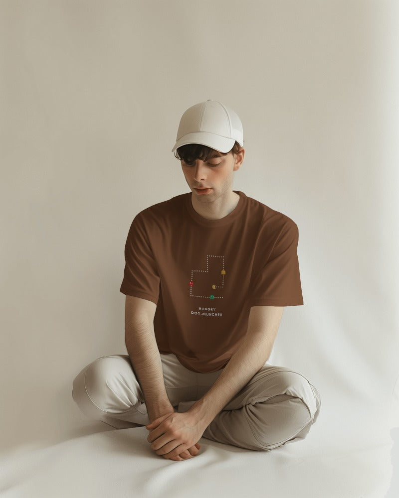 Pac-Man - Unisex Multicolor Printed T-shirt