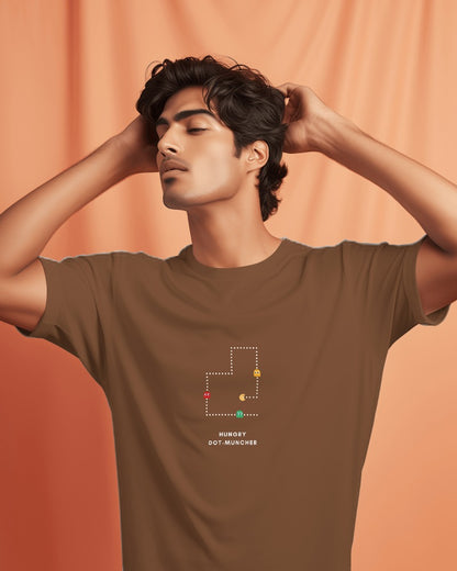 Pac-Man - Unisex Multicolor Printed T-shirt