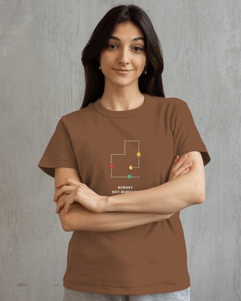 Pac-Man - Unisex Multicolor Printed T-shirt