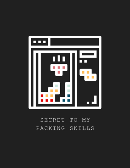 Tetris - Unisex Multicolor Printed T-shirt