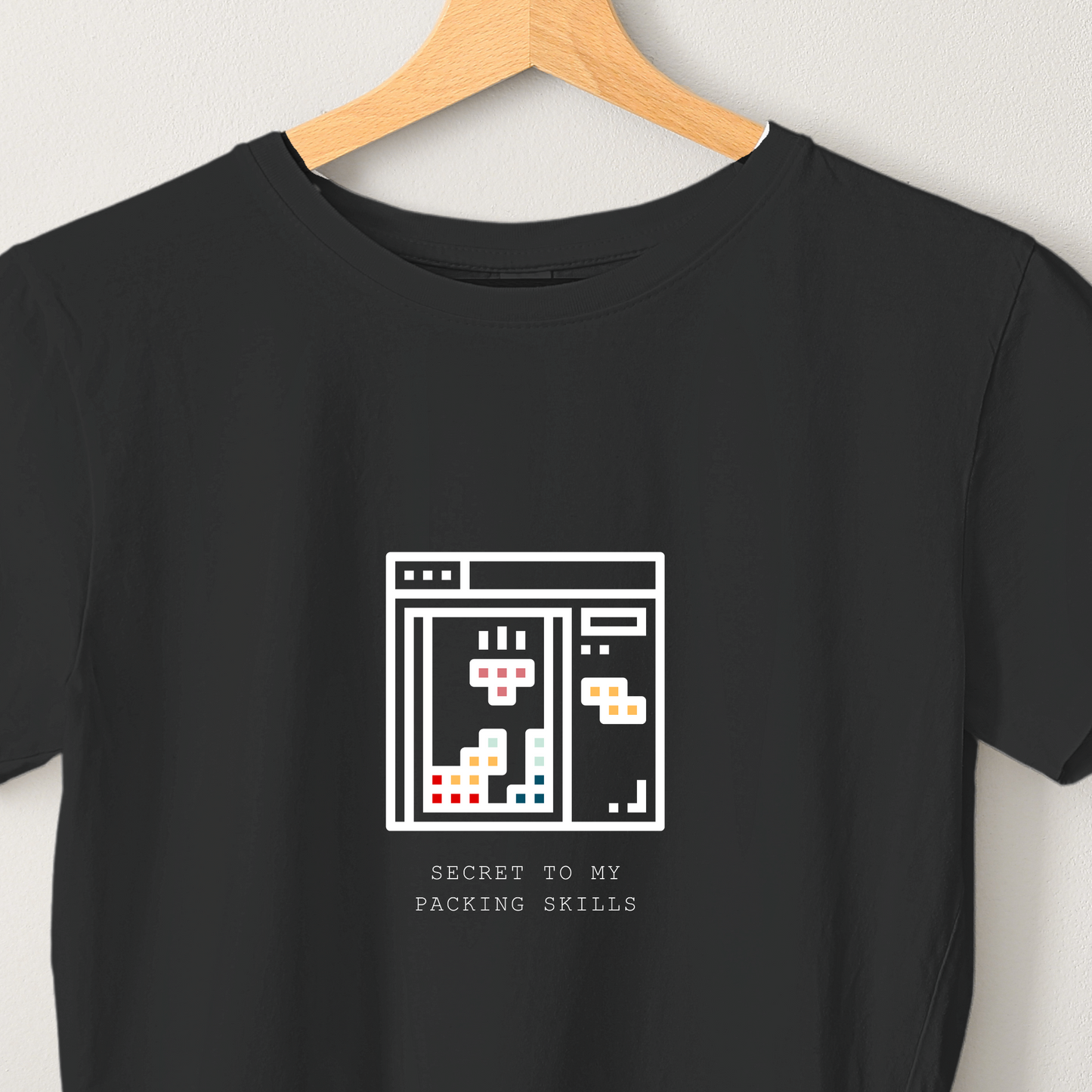 Tetris - Unisex Multicolor Printed T-shirt