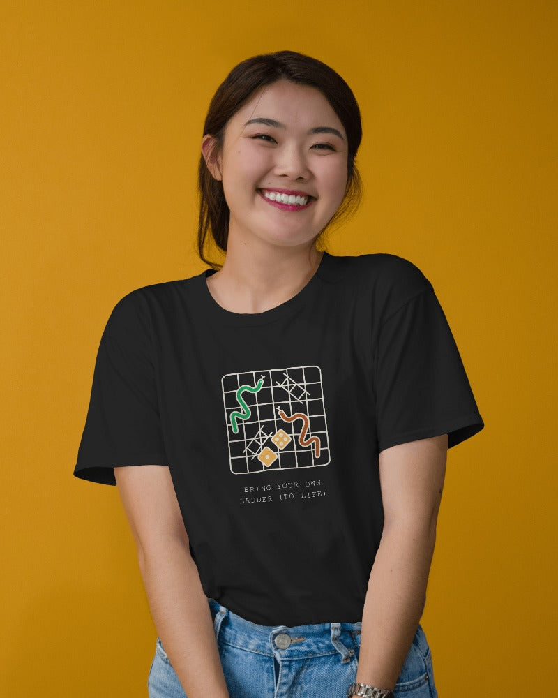Snakes & Ladders - Unisex Multicolor Printed T-shirt