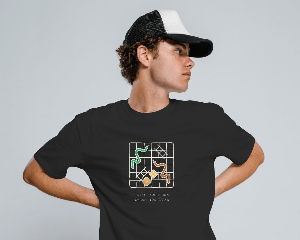 Snakes & Ladders - Unisex Multicolor Printed T-shirt