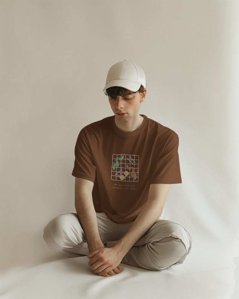 Snakes & Ladders - Unisex Multicolor Printed T-shirt