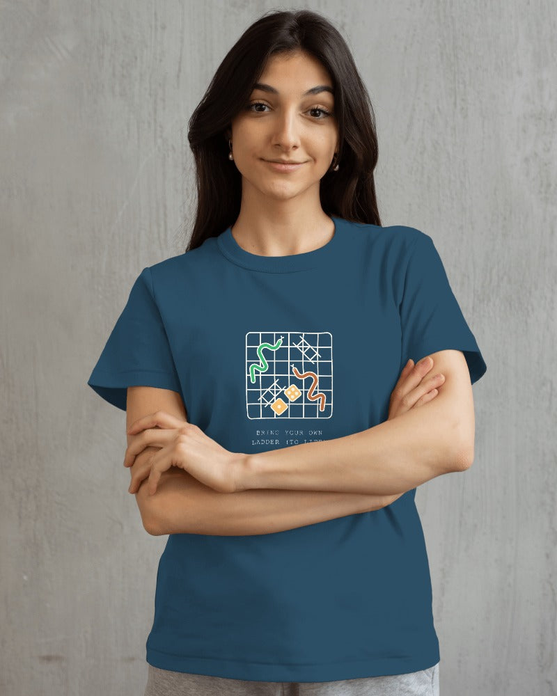 Snakes & Ladders - Unisex Multicolor Printed T-shirt