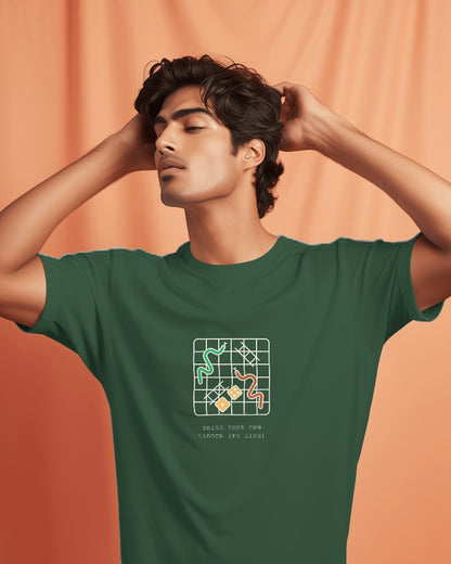 Snakes & Ladders - Unisex Multicolor Printed T-shirt