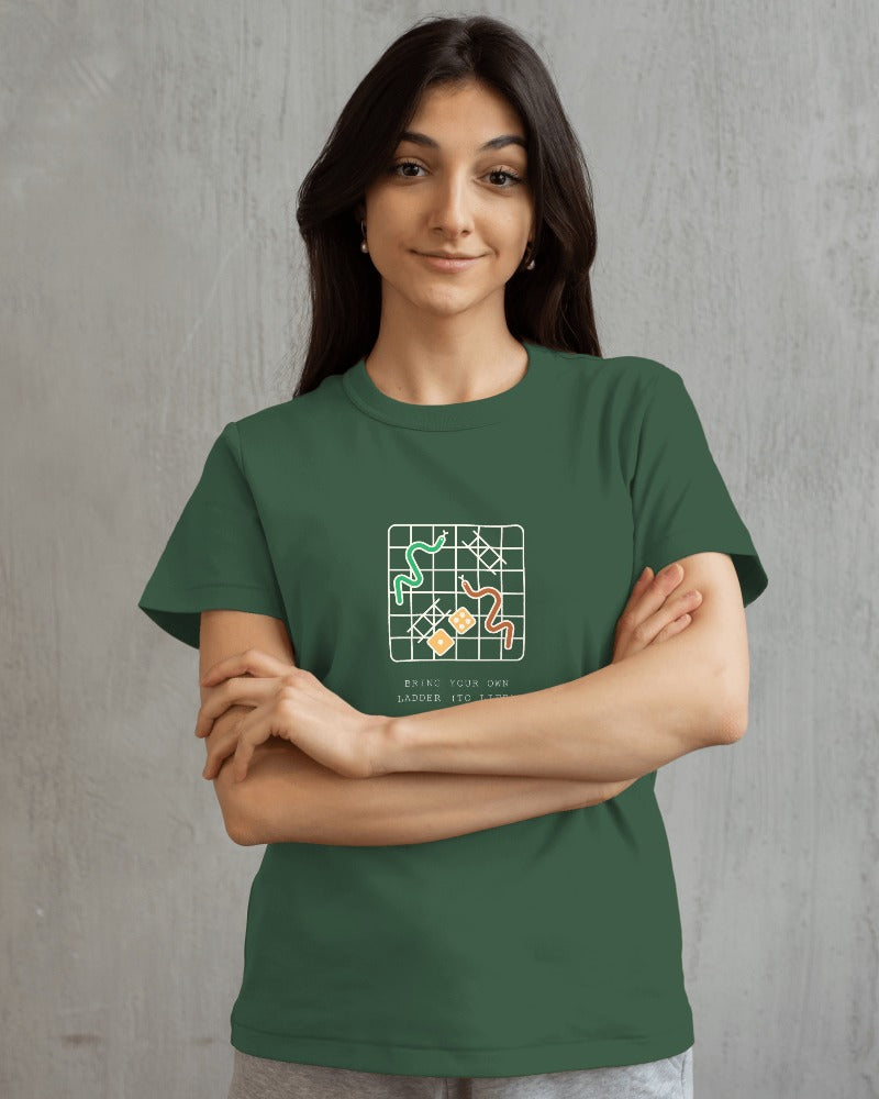 Snakes & Ladders - Unisex Multicolor Printed T-shirt
