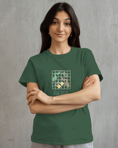 Snakes & Ladders - Unisex Multicolor Printed T-shirt