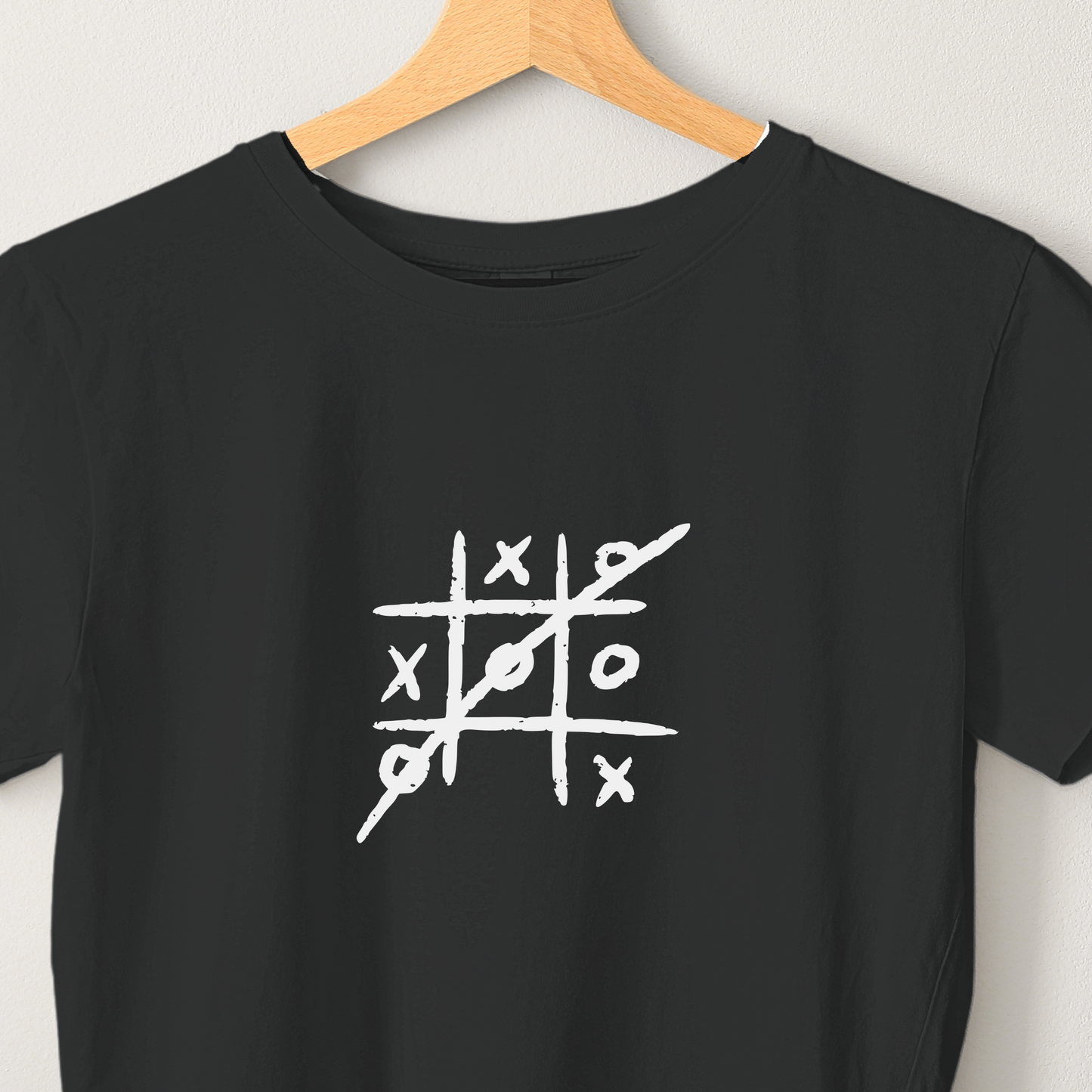 Tic Tac Toe - Unisex Multicolor Printed T-shirt