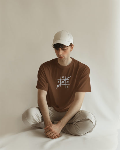 Tic Tac Toe - Unisex Multicolor Printed T-shirt