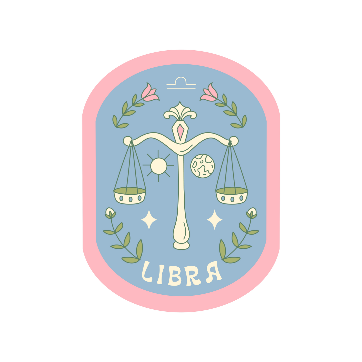 Libra - Women's White Crop Top