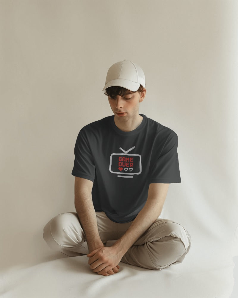Game Over - Unisex Multicolor Printed T-shirt