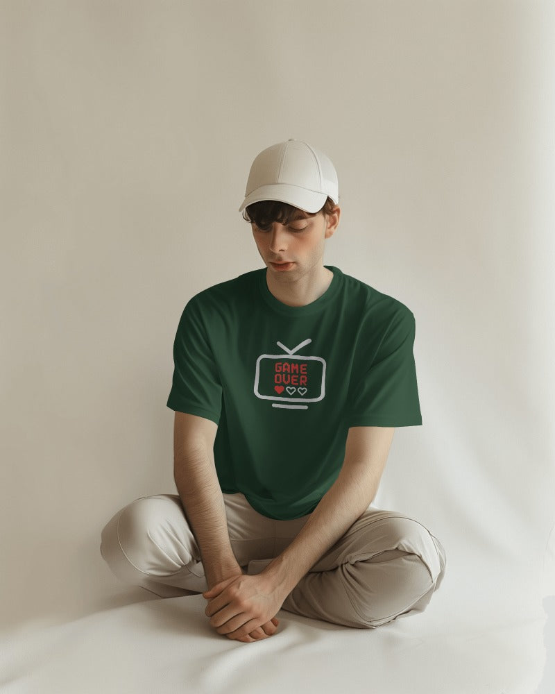 Game Over - Unisex Multicolor Printed T-shirt