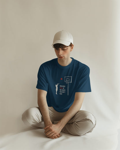 Shots you don't take - Unisex Multicolor Printed T-shirt