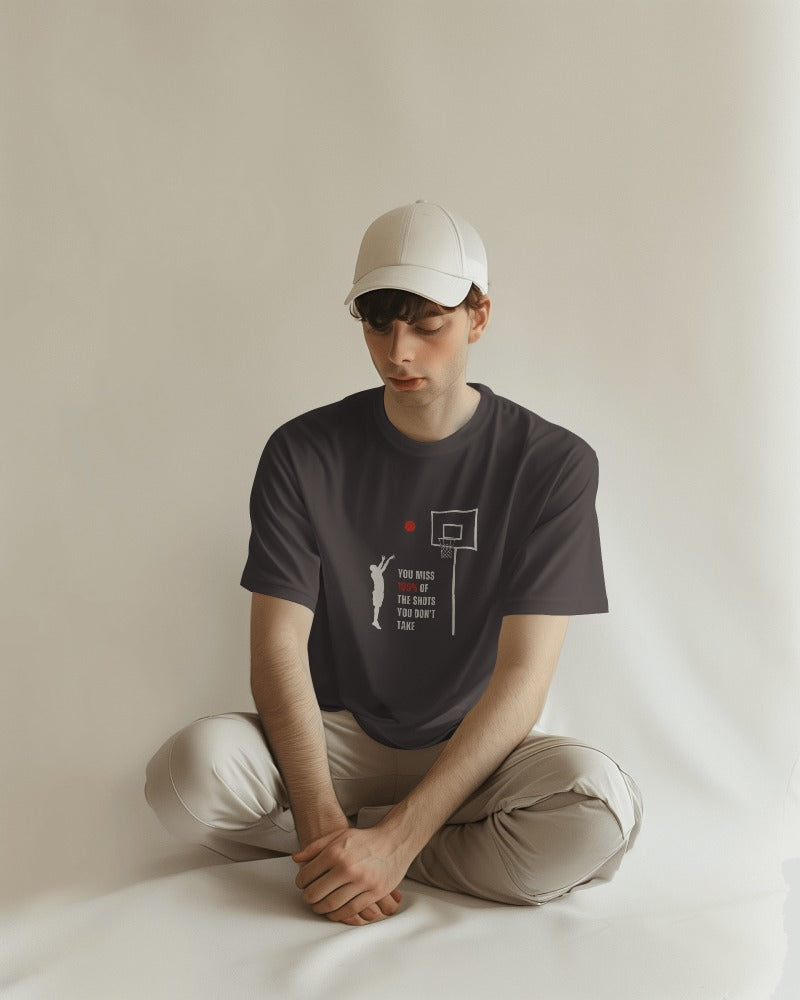 Shots you don't take - Unisex Multicolor Printed T-shirt