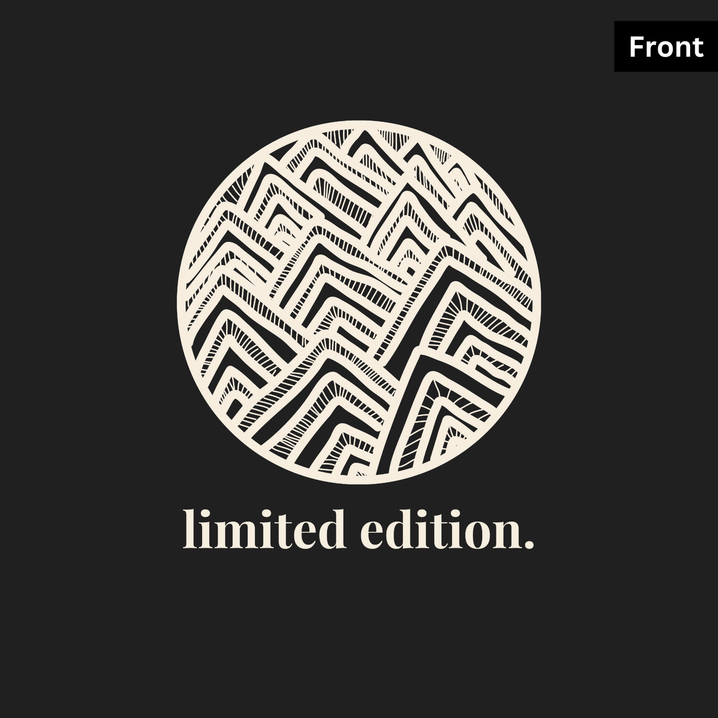 Limited edition - Unisex Black Printed T-shirt
