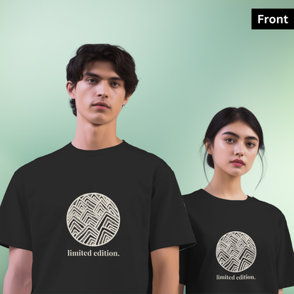 Limited edition - Unisex Black Printed T-shirt