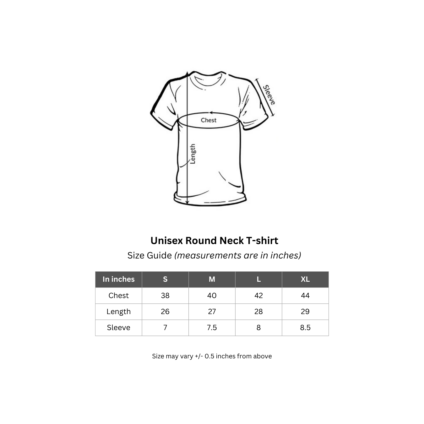Spaced Out - Unisex White Printed T-shirt