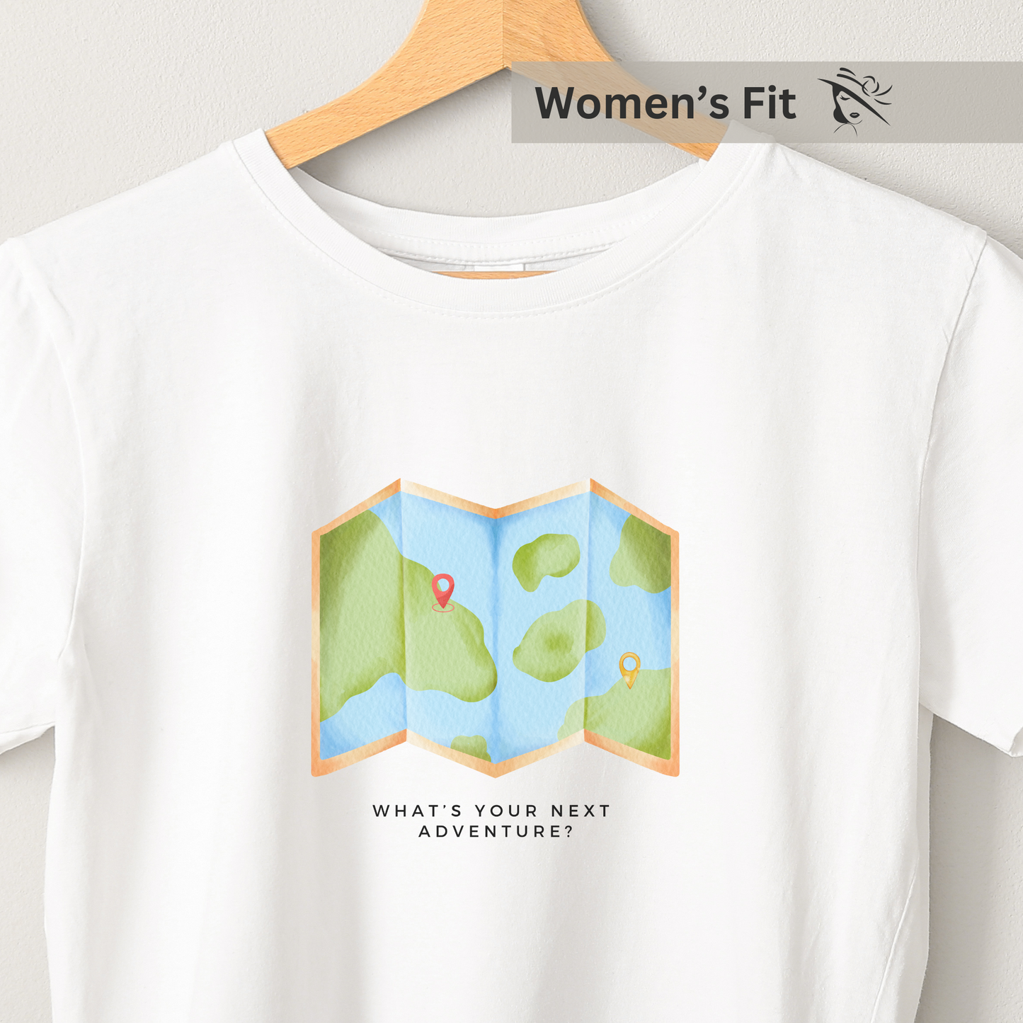 Where Next? - Women's White Printed T-shirt