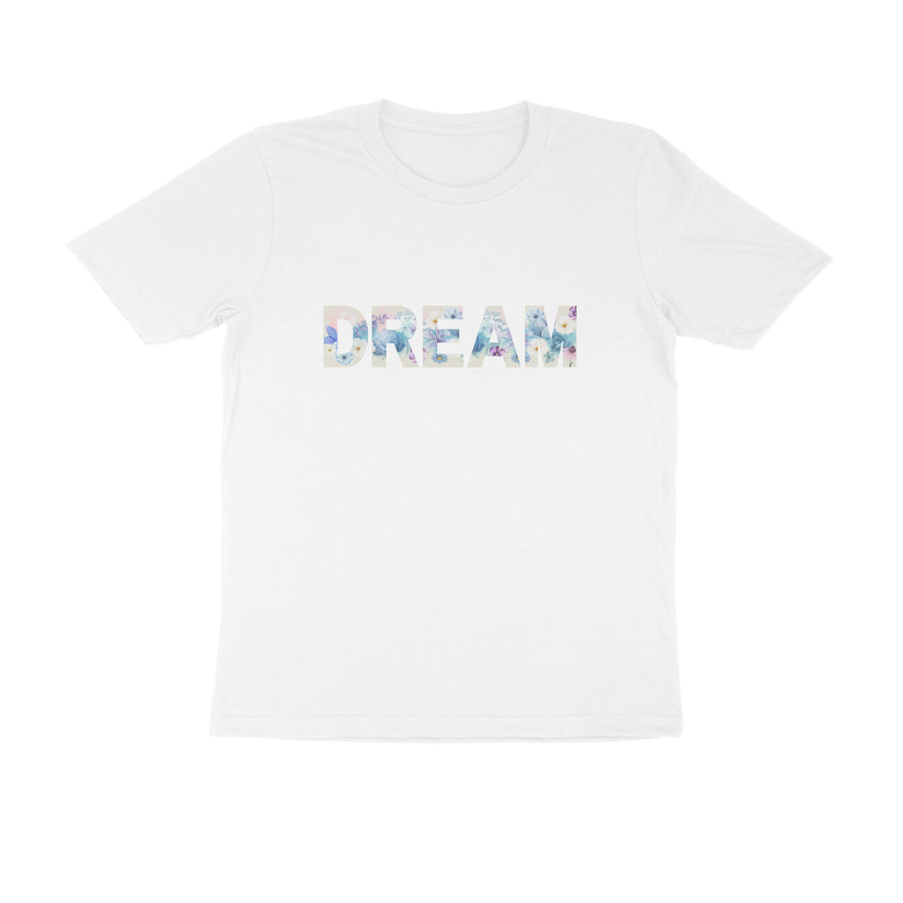 Dream - Unisex White Printed T-shirt