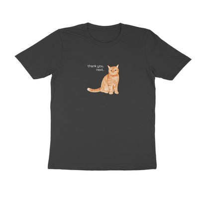 Judgemental Cat - Unisex Black Printed T-shirt